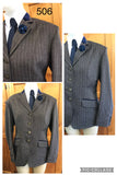 Brown with a Faint Cream Check (506) Adults Show Hunter Jacket