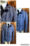 Sky Blue, Navy, Pale Pink and Cream Check (555) Childs Show Hunter Jacket