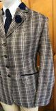 Light Brown, Dark Navy, White and Pale Pink Checks (591) Adults Show Hunter Jacket