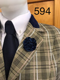 Beige, Black, White and Pale Pink Check (594) Adults Show Hunter Jacket