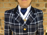 Navy, Grey & Cream Show Hunter Jacket Adults (060)