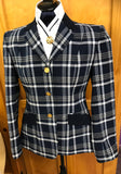 Navy, Grey & Cream Show Hunter Jacket Adults (060)