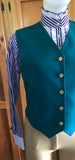 Jade Waistcoat & Purple & White Ruffled Long Sleeve (166) Shirt Set Adults Size 8 Only