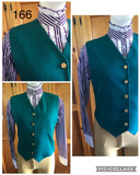Jade Waistcoat & Purple & White Ruffled Long Sleeve (166) Shirt Set Adults Size 8 Only