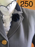 Grey & Very Faint Self Check (250) Show Hunter Jacket Childs Size 16 ONLY