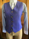 Pale/Sky Blue Traditional Waistcoat Adults (400)