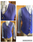 Pale/Sky Blue Traditional Waistcoat Adults (400)