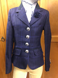 Navy Check (597) Show Hunter Or Open WOW Factor Jacket (Childs)