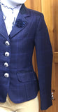 Navy Check (597) Show Hunter Or Open WOW Factor Jacket (Childs)