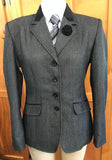 Grey Patterned Check With Black Trims (604) Show Hunter Jacket