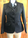 Black Slight Shine Open Adults Jacket (622)