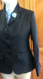 Black Slight Shine Open Adults Jacket (622)