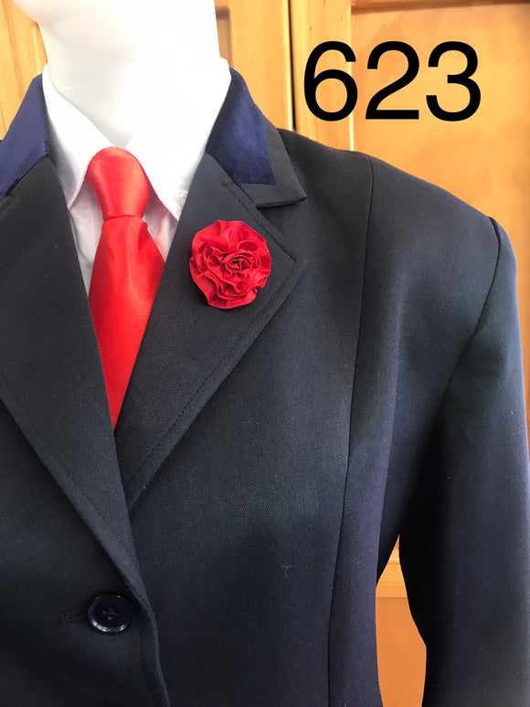 Navy Open Dressage Jack with Navy Trims Adults (623)
