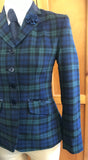 Navy Blue, Green & Black Navy Velvet Trims (632) Adults Show Hunter Jacket