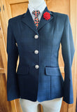 Navy Check (550) Show Hunter Or Open WOW Factor Jacket  (Adults)