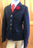 Navy Open/ Dressage Jacket Childs (529)