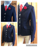 Navy Open/ Dressage Jacket Childs (529)