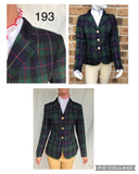 Navy, Green, Black, Red & Yellow Check Show Hunter Jacket Childs (193)