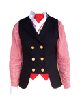 HRCAV Double Breasted Cutaway Black Or Navy Vests Adults (057) Gold Buttons