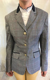 Navy, Red, Grey & White Show Hunter Jacket With Navy Trims Adults (006)