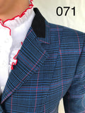 Navy, Red & Royal Blue "WOW" Factor Show Hunter Jacket Childrens (071)