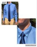 Pale/ Sky Blue Tie Shirts Adults (237)