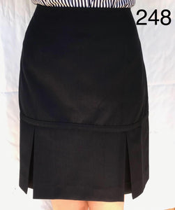 Navy Plain Skirt With Stunning Pleats Adults (248)