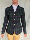 Navy, Green, Black, Red & Yellow Check Show Hunter Jacket Childs (193)