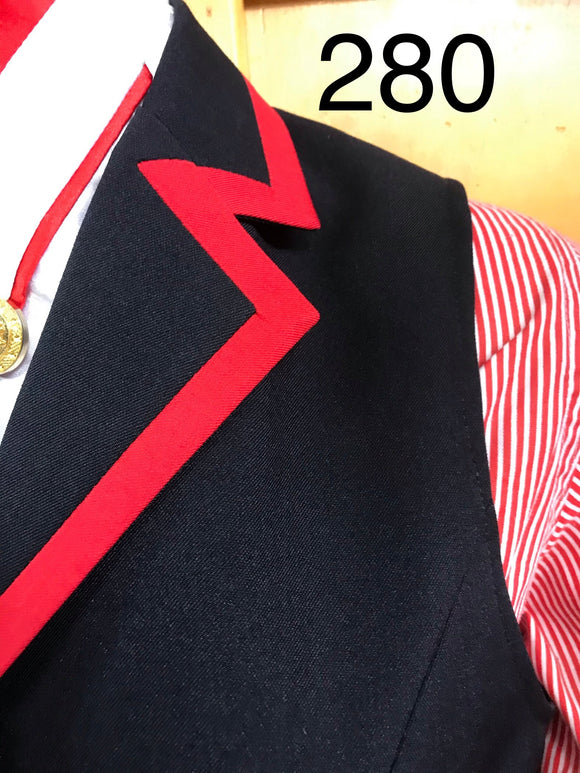 HRCAV NAVY & RED LONGLINE VESTS ADULTS (280)