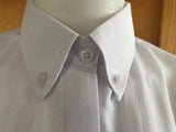 White Stunning Long Sleeve Adults Tie Shirt (317)