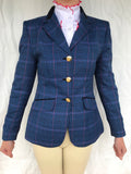 Navy, Red & Royal Blue "WOW" Factor Show Hunter Jacket Childrens (071)