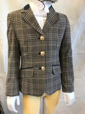 Navy & Mushroom Stunning Show Hunter Jacket All Childrens Sizes (015)