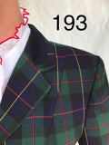Navy, Green, Black, Red & Yellow Check Show Hunter Jacket Childs (193)