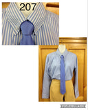Clearance Pale Blue & White Striped Tie Shirts Childs (207)