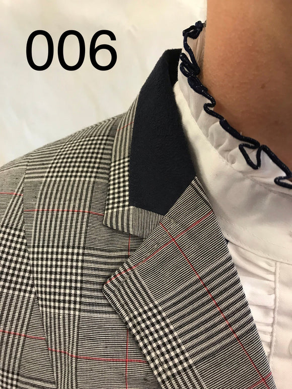 Navy, Red, Grey & White Show Hunter Jacket With Navy Trims Adults (006)
