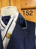 HRCAV Navy Shiny Longline Vests Adults (152)