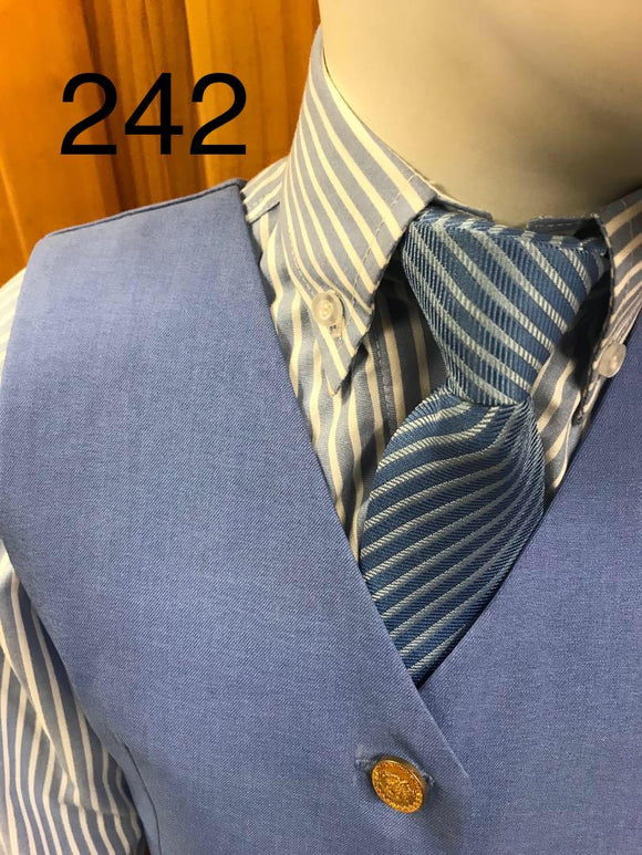 Pale Blue/ Sky Blue Traditional Waistcoats Childs (242)