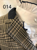 Navy & Mushroom Stunning Show Hunter Jacket All Adults Sizes (014)