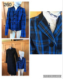 Leading Rein STUNNING WOW FACTOR NAVY & ROYAL BLUE SHOW HUNTER SET (260)