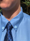 Pale/ Sky Blue Tie Shirts Adults (237)