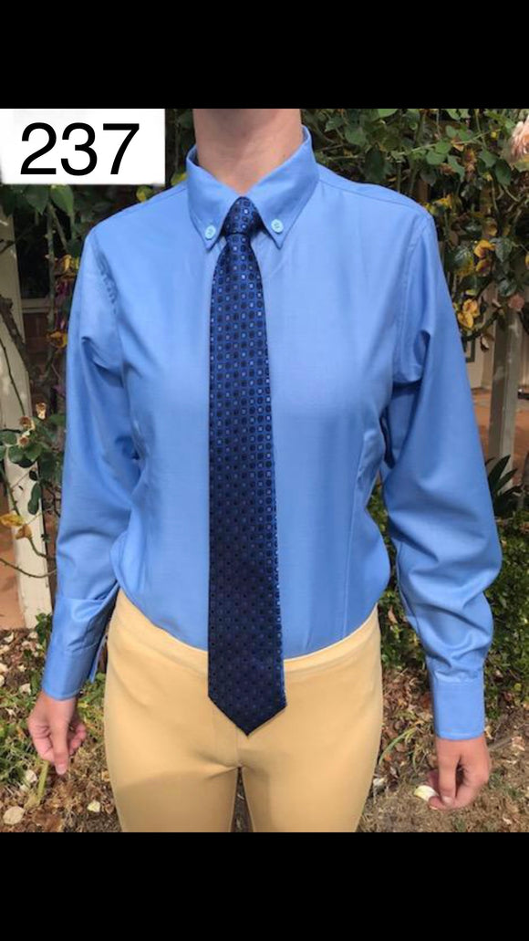 Pale/ Sky Blue Tie Shirts Adults (237)