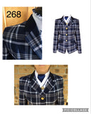 Navy, Grey & White Show Hunter Jacket Childs (268)