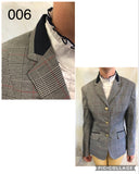 Navy, Red, Grey & White Show Hunter Jacket With Navy Trims Adults (006)