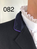 Navy With Fine Purple Trims Open Or Dressage Jacket Childs (082)
