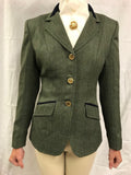 Medium Olive Self Check Show Hunter Jacket Adults (519)
