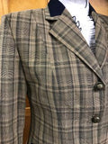 Beige Check With 3 Buttons With Navy Trims (502)