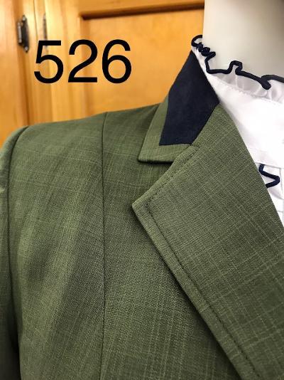 Olive Almost Self Check With Navy Suede Trims Adults 526