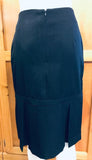 Navy Plain "NEW" Skirt With Stunning Double Pleats Adults (578)