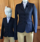 Navy (Two Toned) Tweed Stunning (NEW) Show Hunter Childs Jackets (542)
