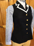 HRCAV Adult Riders Navy & White Longline Vests (040)